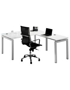 Mesa escritorio esquina Euro 5000 de Euromof con entrega express 2