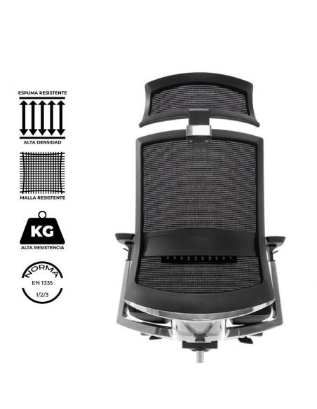 Sillón director modelo Toronto. Respaldo de malla con soporte lumbar. Mecanismo sincro avanzado. Sillón director modelo Toronto. Respaldo de malla con soporte lumbar. Mecanismo sincro avanzado.