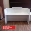 Mostador recepción M7 de Kesta en color blanco, vista interior