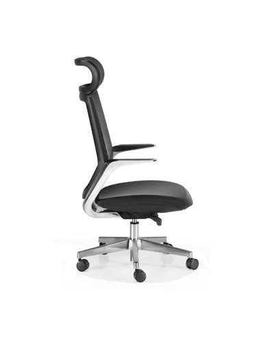 Sillón oficina Tokio de Euromof con respaldo en malla