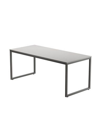 ESCRITORIO DE OFICINA STRIP DE KESTA TABLERO GRIS CLARO ESTRUCTURA GRAFITO ESCRITORIO DE OFICINA STRIP DE KESTA TABLERO GRIS CLARO ESTRUCTURA GRAFITO