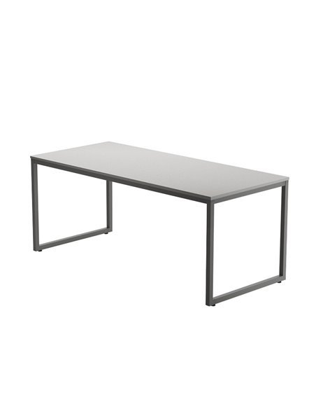 ESCRITORIO DE OFICINA STRIP DE KESTA TABLERO GRIS CLARO ESTRUCTURA GRAFITO ESCRITORIO DE OFICINA STRIP DE KESTA TABLERO GRIS CLARO ESTRUCTURA GRAFITO