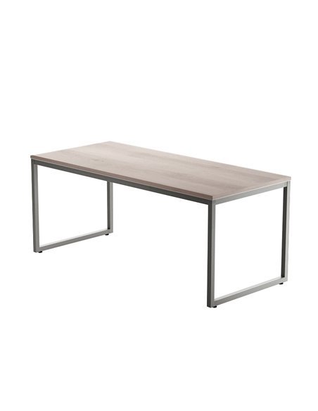 ESCRITORIO DE OFICINA STRIP DE KESTA TABLERO HAYA ESTRUCTURA GRIS CLARO ESCRITORIO DE OFICINA STRIP DE KESTA TABLERO HAYA ESTRUCTURA GRIS CLARO