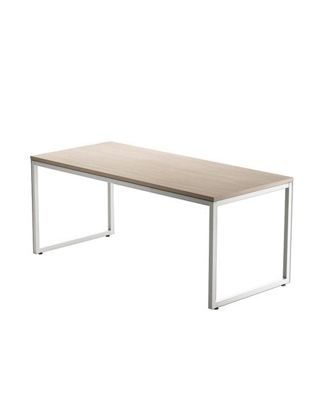 ESCRITORIO DE OFICINA STRIP DE KESTA TABLERO ROBLE ESTRUCTURA BLANCO ESCRITORIO DE OFICINA STRIP DE KESTA TABLERO ROBLE ESTRUCTURA BLANCO