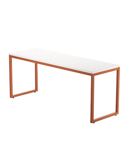 MESA DE FORMACIÓN STRIP DE KESTA BLANCO TEJA MESA DE FORMACIÓN STRIP DE KESTA BLANCO TEJA