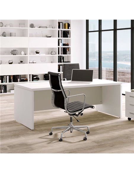 Mesa de oficina G3 de JGorbe blanco ambiente Mesa de oficina G3 de JGorbe blanco ambiente