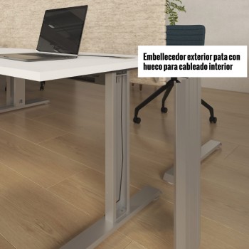 Mesa de oficina T-Fusion Panel de Emobok