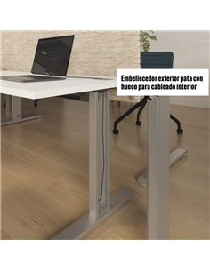 Escritorio esquinero T-Fusion Panel de Emobok 2