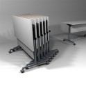 Mesa de estudio plegable Perseo de Emobok