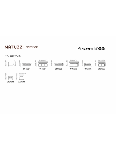 SOFÁ PIACERE NATUZZI EDITIONS (bajo...