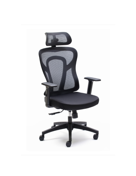 Silla ergonómica con respaldo de malla Cali de Euromof, oferta barata.
