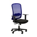 Silla ergonómica Aura con respaldo de malla y ajuste lumbar | Laoficinaonline