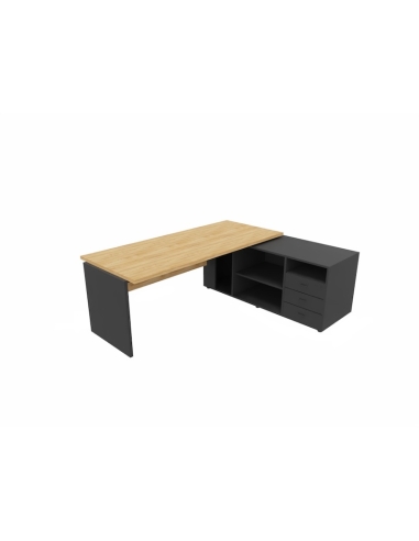 Mesa de despacho Hebe de Emobok con... Mesa de despacho Hebe de Emobok con...