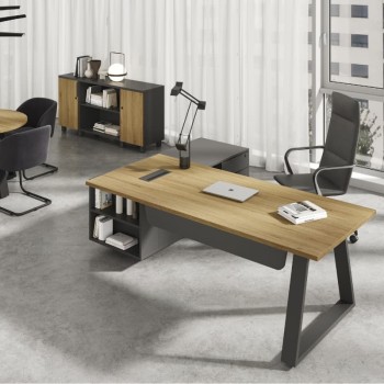 Mesa de despacho Piramid con mueble auxiliar | Laoficinaonline