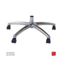 Base silla oficina en aluminio pulido