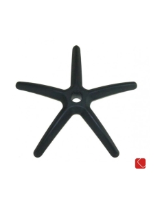 Base silla oficina negra de nylon 2