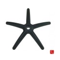 Base silla oficina negra de nylon