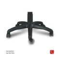 Base silla oficina negra de nylon