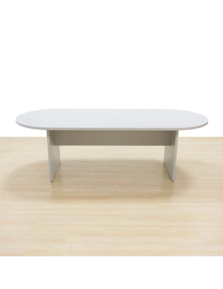 Mesa ovalada con base en h de euromof