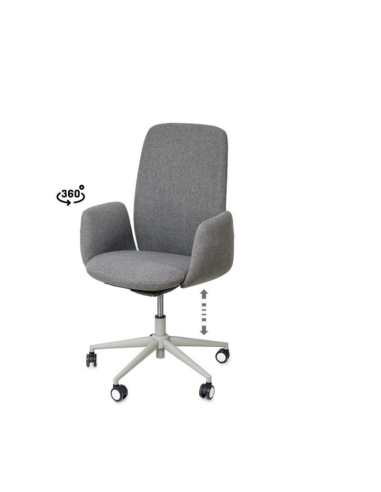 Silla de oficina British de Somcasa gris