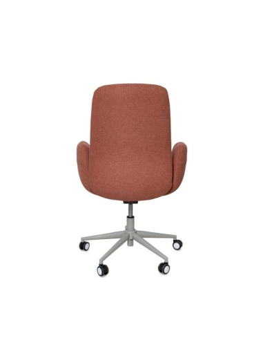 Silla de oficina British de Somcasa terracota