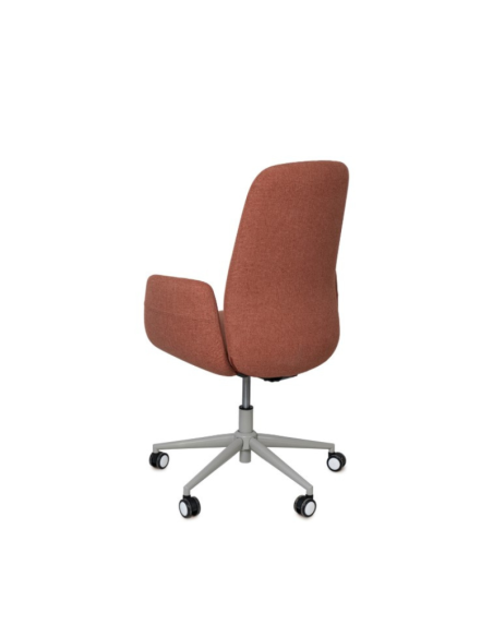 Silla de oficina British de Somcasa terracota