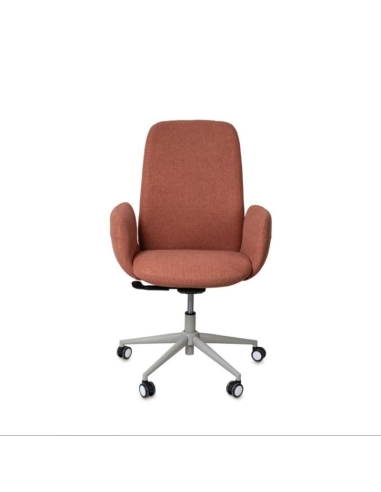 Silla de oficina British de Somcasa terracota