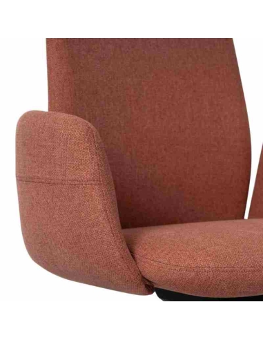 Silla de oficina British de Somcasa terracota