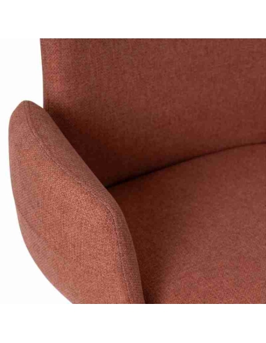 Silla de oficina British de Somcasa terracota