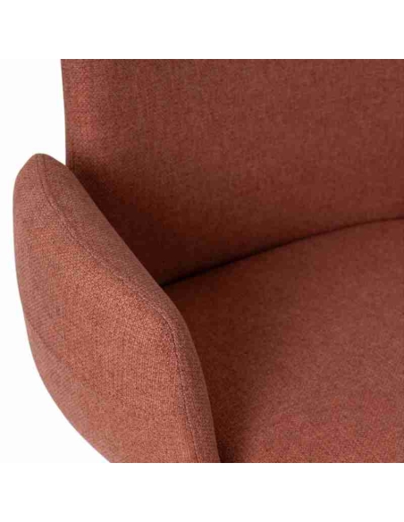 Silla de oficina British de Somcasa terracota