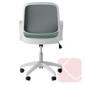 Silla de estudio y oficina moderna en blanco Siracusa - La Oficina Online