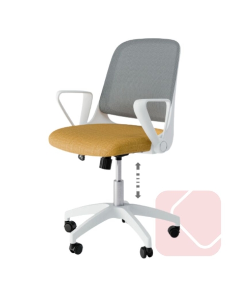 SILLA DE ESTUDIO OFICINA BLANCA SIRACUSA