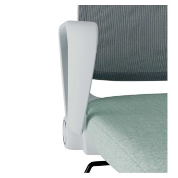 Silla de estudio y oficina moderna en blanco Siracusa - La Oficina Online