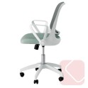 Silla de estudio y oficina moderna en blanco Siracusa - La Oficina Online