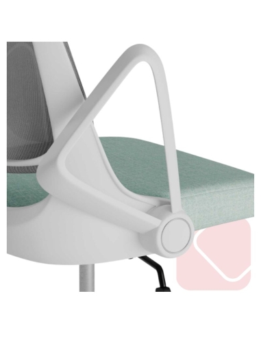 SILLA DE ESTUDIO OFICINA BLANCA SIRACUSA