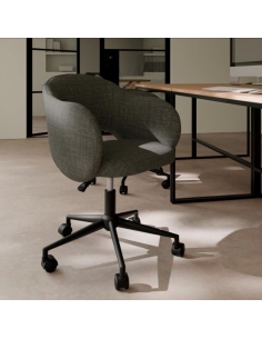 Silla de oficina tallin en color gris oscuro 2