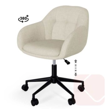 Silla de oficina Canterbury en color beige