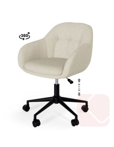 Silla de oficina Canterbury en color beige