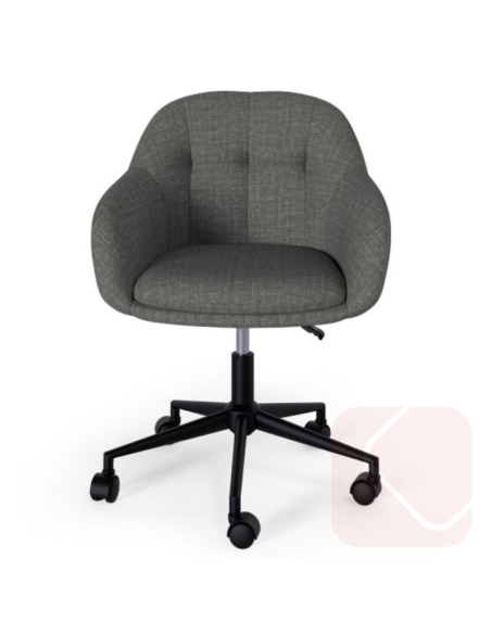 Silla de oficina Canterbury en color gris oscuro
