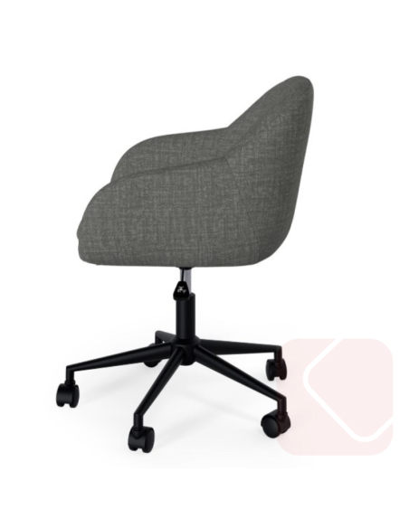 Silla de oficina Canterbury en color gris oscuro