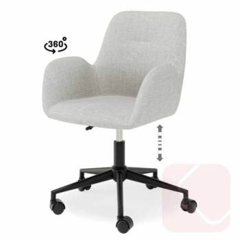Silla de oficina Irvine en color gris