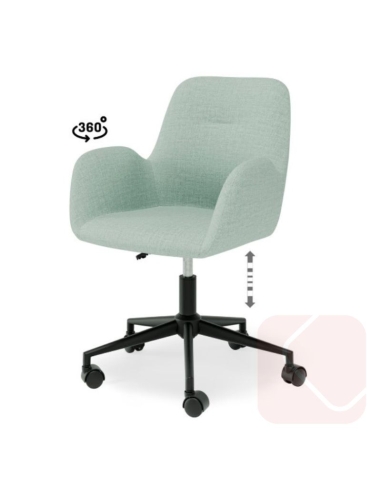 Silla de oficina Irvine en color menta