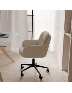 Silla de oficina ontario en color beige 2