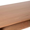Escritorio Alabama roble/negro de madera con cajón