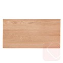 Escritorio Alabama roble/negro de madera con cajón