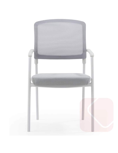 Silla de oficina Nairobi de Euromof en color blanco