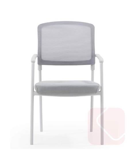 Silla de oficina Nairobi de Euromof en color blanco