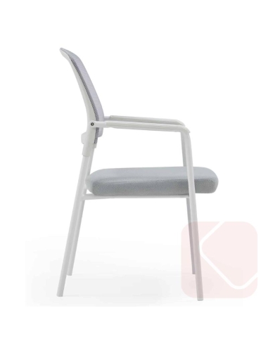 Silla de oficina Nairobi de Euromof en color blanco