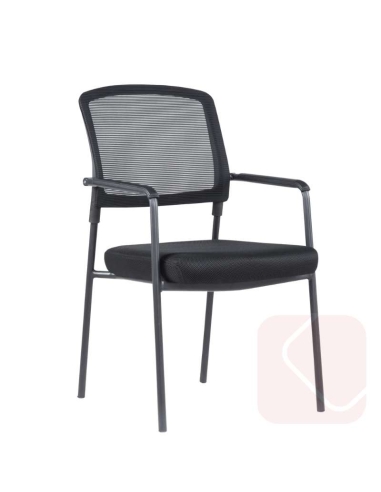 Silla de oficina Nairobi de Euromof en color negro