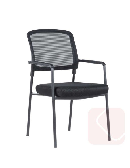 Silla de oficina Nairobi de Euromof en color negro